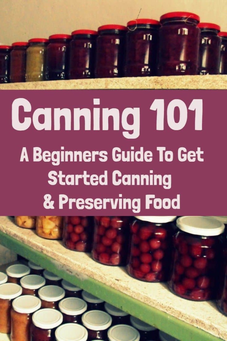 Canning 101 - A Beginners Guide To Get Started Canning & Preserving Food