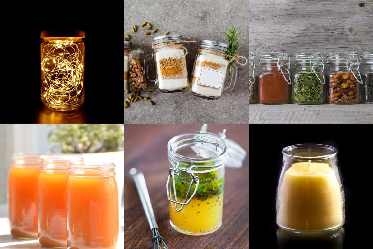 4oz Glass Jars With Regular Lids,Mini Wide Mouth Mason Jars,Clear Small  Canning Jars With Gold Lids,Canning Jars For Honey,Herbs,Jam,Jelly,Baby