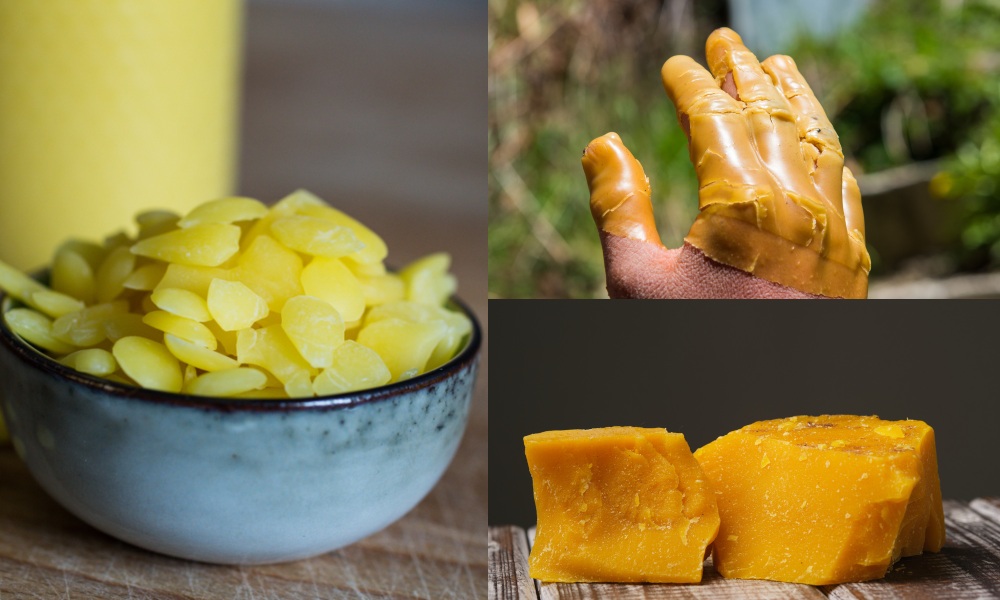 Showing some NATURAL BEESWAX and how its made in a nutshell 