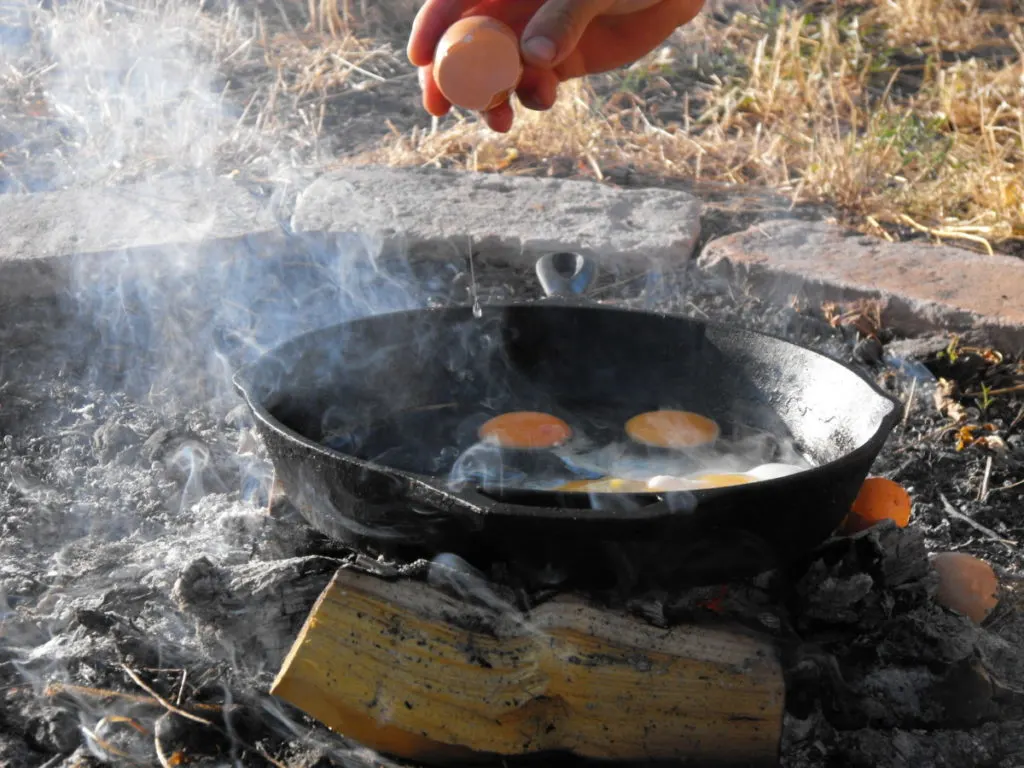 Campfire Breakfast Skillet - Over The Fire Cooking