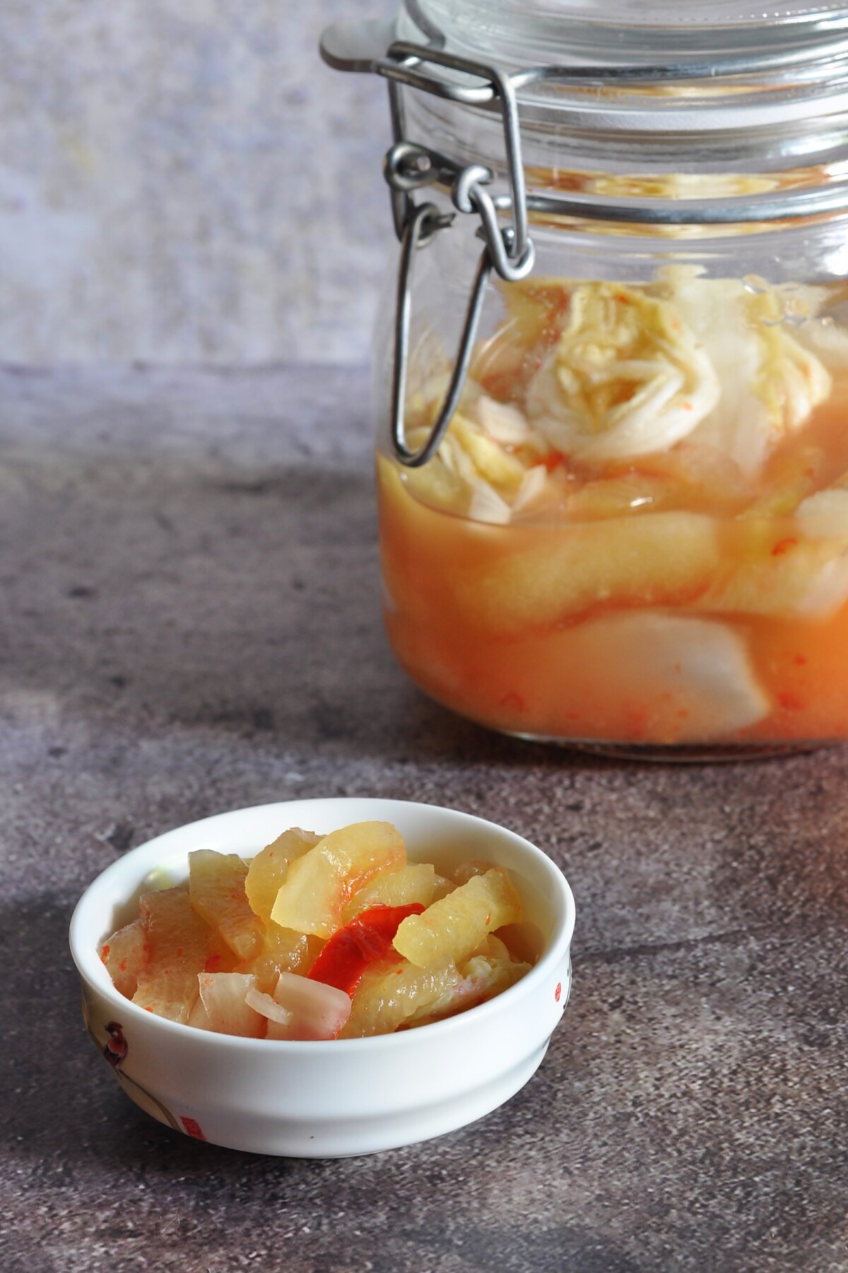 watermelon rind kimchi