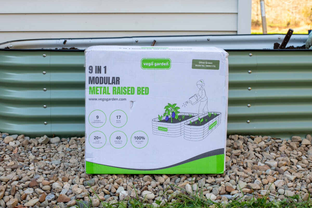 Vego Garden raised bed kit box